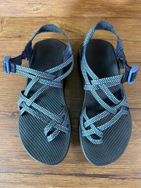 Chaco ZX2 Sandals Hiking Shoes Women’s Size 10 Blue Strappy Shoes